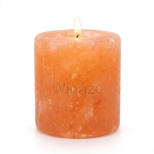 Himalayan Pink Salt Cylinder/Pillar Tealight Candle Holder