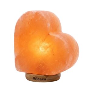 Wicazo Heart-Shaped Himalayan Salt Lamp